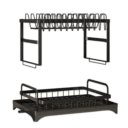New Dish Storage Rack Kitchen Multifunctional Shelf Household Dish and Chopsticks Storage Rack Countertop Dish Drain Rack